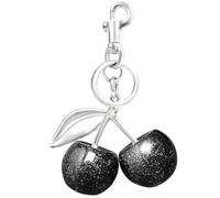 Cherry Bag Charm Purse Charms Keychain, Elegant Purse Bag Charm Cherry Keychain Cute Bag Charms for Handbags Gift and More, Classy Gift For Mother's Day