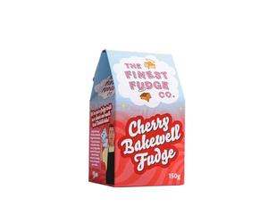 Cherry Bakewell Crumbly Fudge Gift Box By The Finest Fudge Co