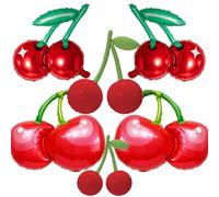 Cherry Balloons Cherry Birthday Party Decorations Shes the Cherry on Top Decorations Berry First Party Decoracion De Cherry Para Cumpleaños Sweet Fruit Supplies Summer Picnic Decor