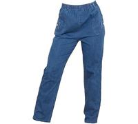 Cherry Berry Mom Jeans for Women Full Length High Waisted Stretchy Trousers Elasticated Waist Comfy Straight Fit Casual Pants Cotton Blend Jeggings Denim 20