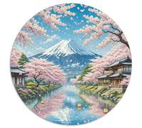 Cherry Blossom 1000 Piece Circular Jigsaw Creative Seeking A Challenging And Relaxing Activity Games for Adults And Kids 1000pcs (67.5x67.5cm)