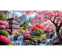 cherry-blossom 1000 Piece Jigsaw Puzzles for Adults Family Challenge Toys Jigsaw Puzzle Home Decors for The Whole for Women, Gifts for Men 38x52cm/1000pcs