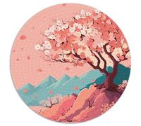 Cherry Blossom 1000 Pieces Dope Jigsaw Puzzles Stress Reliever Family Game for Easy Gift For Adults And Kids 1000pcs (67.5x67.5cm)