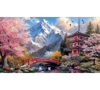 cherry-blossom 1000 Pieces Jigsaw Puzzles for Adults Educational Games Jigsaw Puzzle Home Decors for Adults Gifts 38x26cm/1000pcs