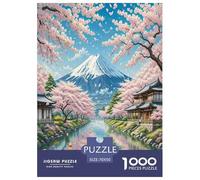 Cherry Blossom 1000 Pieces Premium Jigsaw Age 3+ Quirky, Abstract Design, Home Decoration, Educational, Challenging 70x50cm/1000pcs