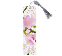 Cherry Blossom Aesthetics Bookmark, Thin Durable Page Marker for Reading, Students & Book Lovers
