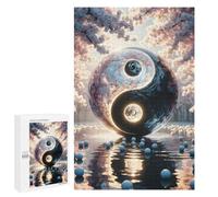 Cherry Blossom Balance Jigsaw Puzzle, 1000 PCS, Indoor Activity for The Home, A Relaxing Challenge for Adult Puzzle Enthusiasts