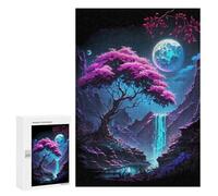 Cherry Blossom Bliss, 300 PCS Adult Tabletop Puzzle, Winter Gift - to Assemble, Frame And Display