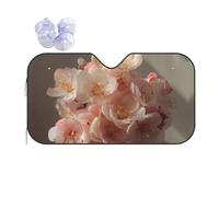 Cherry Blossom Bouquet Print Windshield Sun Shade, Car Sun Shade For Front Window,Funny Car Sunshades Sun Visor Protector