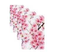Cherry Blossom Car Air Freshener Cards Set of 4 Pieces Long Lasting Hanging Scented Cards Auto Aromatherapy Tablets Car Fresheners Gifts for Men Women - Lavender Scent