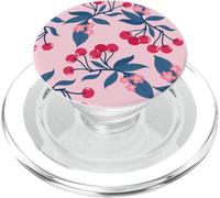 Cherry Blossom Cherries Pattern Cherry Bomb Spring Cherry PopSockets PopGrip for MagSafe