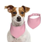 Cherry Blossom Color Reversible Cotton Dog Bandanas - Adjustable Small Large Dog Drool Bib For Birthday Wedding - Double Side Print