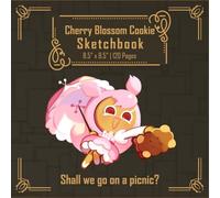 Cherry Blossom Cookie Sketchbook: Kingdom Run Art Doodle Pad 120 Blank Pages - Drawing Journal for Kids, Teens & Creative Artists