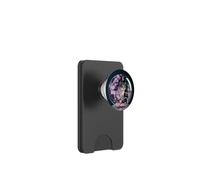 Cherry Blossom Crystal Cat | Enchanted Floral Crystal Sphere PopSockets PopWallet for MagSafe