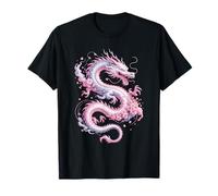Cherry Blossom Dragon Art Streetwear Japanese Culture T-Shirt