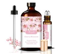 Cherry Blossom Essential Oil 4oz(120ml)+Roll-On 0.33oz(10ml) Aroma