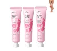 Cherry Blossom Foot Heel Stick, Deeply Repair Anti-Aging Heel Balm, Quick Absorb Moisturizing Cream for Dry Cracked Skin on Heel Hand Elbow Knee, Daily SPA Foot Care Lotion (3PCS)