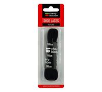 Cherry Blossom Footwear Flat Shoelaces, Black, 100 UK