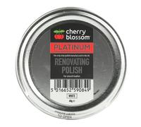 Cherry Blossom Footwear Renovating Polish, Leather Shoe Care, Restores Faded Leather, High Shine Finish, 40g, Available in Black, Brown, Navy, Oxblood, Gray, White, Red & Black 80g (WHITE)