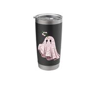 Cherry Blossom Ghost Sad Spirit Kawaii Bloom Stainless Steel Insulated Tumbler