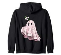 Cherry Blossom Ghost Sad Spirit Kawaii Bloom Zip Hoodie