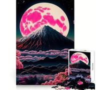 Cherry Blossom Japan Magic 1000 Piece Puzzle For Teenagers Cognitive Workout Leisure Activity No Rough Edges Seasonal Gift (50x75cm)
