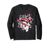 Cherry Blossom Koi Fish Sakura Tree Couple Fish Japan Pond Long Sleeve T-Shirt