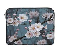Cherry Blossom Laptop Sleeve Case, Shockproof Protective Case, 10-17 Inch Computer Sleeve, Water Resistant Laptop Briefcase for Men Women Compatible with MacBook Air/Notebook/Tablet