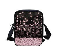 Cherry Blossom Mini Crossbody Bag Design Small Messenger Bag for Men Women Casual Shoulder Satchel Bag