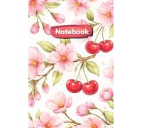Cherry Blossom Notebook: 120-Page Graph Paper Notebook with Aesthetic Cherry Botanical Cover for School, Math, Planning & Journaling, grid notebook