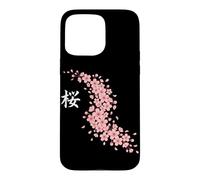 Cherry Blossom Petals Blooming Sakura Japanese Aesthetic Case for iPhone 15 Pro Max