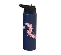 Cherry Blossom Petals Blooming Sakura Japanese Aesthetic Stainless Steel Insulated Water Bottle