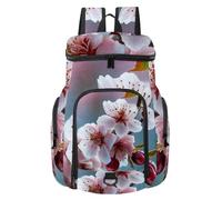 Cherry Blossom Pink (2) Multi-Sport Basketball Backpack with Ball & Shoe Compartment, Durable Gym Bag for Soccer Volleyball Swim Travel