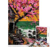 Cherry Blossom Poison Lake(14D) Puzzles for Teenagers 1000 Piece Great Gifts for Games Tough Challenge Home Decoration Toys for Age 14+ Game size 38x26cm