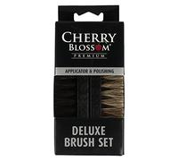 Cherry Blossom Premium Adult Deluxe Twin Set Shoe Brushes PCTBO01 Black One Size