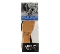 Cherry Blossom Premium Leather Comfort Insoles - Tan - UK Size L4 - EU Size 37