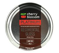 Cherry Blossom Regimental Gloss | Dark Tan | 40g | A high-shine polish for smooth leather