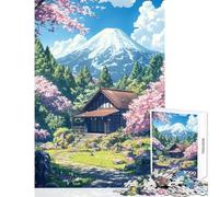 Cherry Blossom Retreat- Puzzles for Adults 1000 Piece Secret Santa Gifts Suitable for Couples Home Decoration Toys for 14+ Puzzle Game Offered size 50x75cm
