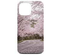 Cherry Blossom Road Spring Petals Scenic Path Case for iPhone 13 Pro Max