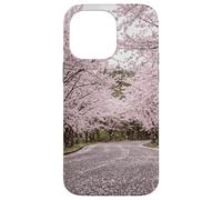 Cherry Blossom Road Spring Petals Scenic Path Case for iPhone 14 Pro Max