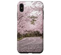 Cherry Blossom Road Spring Petals Scenic Path Case for iPhone XS Max