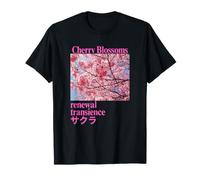 Cherry Blossom Sakura Japanese Botanical Nature Graphic T-Shirt