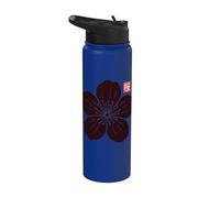 Cherry Blossom Sakura Japanese Flower Kanji Stainless Steel Insulated Water Bottle
