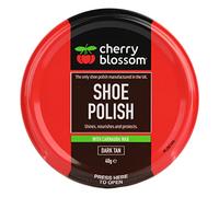 Cherry Blossom Shoe Polish Dark Tan 40g