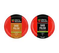 Cherry Blossom Shoe Polish Light Tan 40g & Black Shoe Polish, 40g