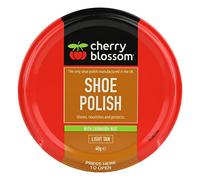 Cherry Blossom Shoe Polish Light Tan 40g, Brown