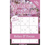 Cherry Blossom Sudoku Puzzle Book: Sudoku Puzzle Book Cherry Blossom | Help Calm the Mind, Relax, and Focus | 6x9 Inches, 110 Pages | 50+ Puzzles | Solutions Included