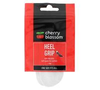 Cherry Blossom Suede Leather Heel Grips - Light Grey - Unisize