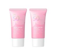 Cherry Blossom Sunscreen, After Sun Gel Skin Care Set-SPF 50 Suncream, Sensitive Sun Cream For Dry, Sensitive and Eczema Prone Skin (2)