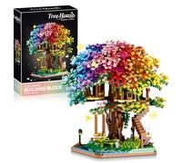Cherry Blossom Tree House Building Toy, 2338 PCS Mini Micro Cherry Blossom Bonsai Tree House Architecture Building Block Set, Creative Japanese Sakura Bonsai Bricks Model, Gifts for Girls and Adults